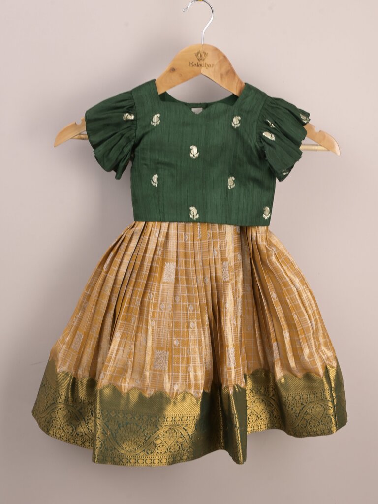 Traditional pattu lehengas for kids | festive & ethnic wear | 0-1 year