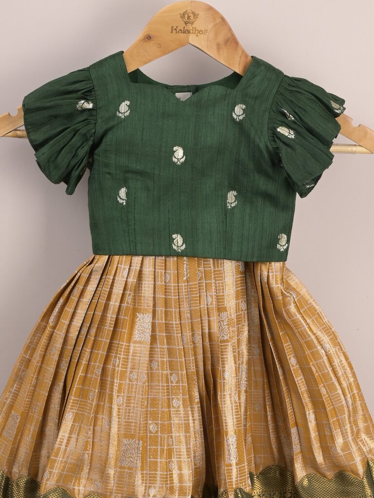 Traditional pattu lehengas for kids | festive & ethnic wear | 0-1 year