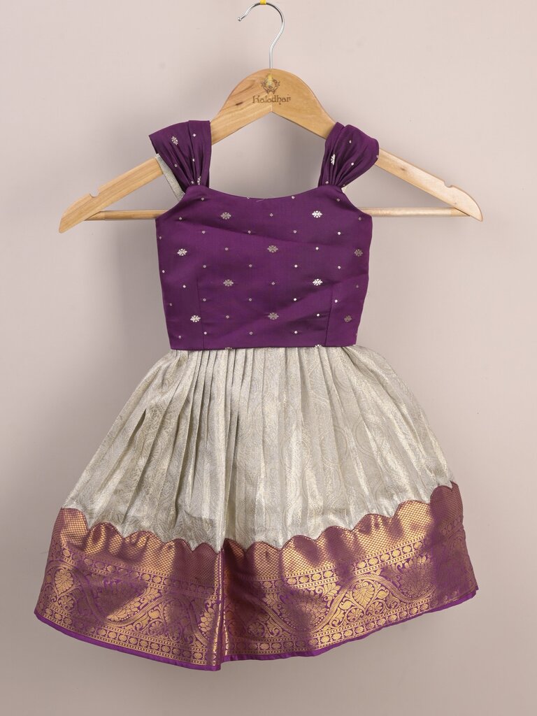 Kids Traditional Pattu Lehenga Set | Festive & Ethnic Wear | 0-6 months