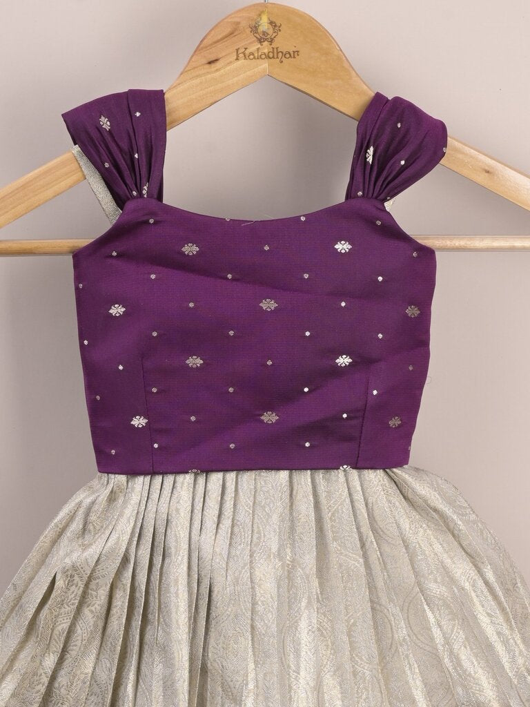 Kids Traditional Pattu Lehenga Set | Festive & Ethnic Wear | 0-6 months