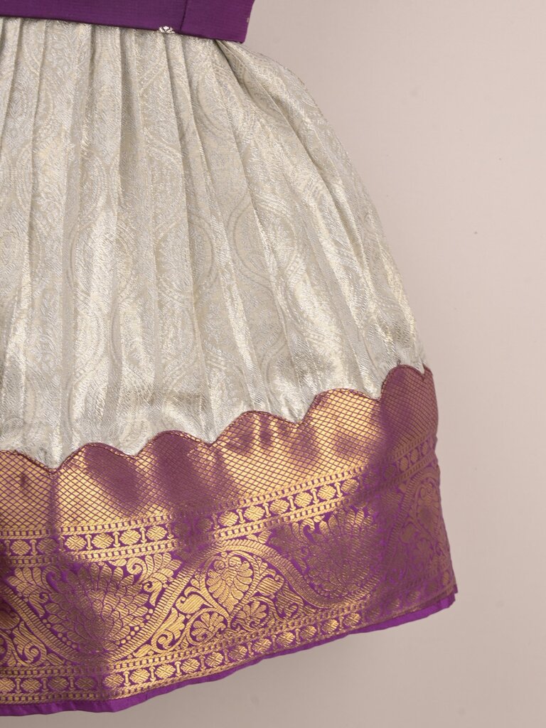 Kids Traditional Pattu Lehenga Set | Festive & Ethnic Wear | 0-6 months