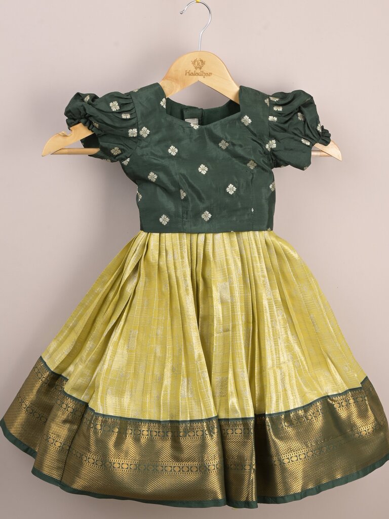 Traditional pattu lehengas for kids | festive & ethnic wear | 0-1 year