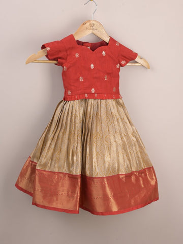 Traditional pattu lehengas for kids | festive & ethnic wear | 0-1 year