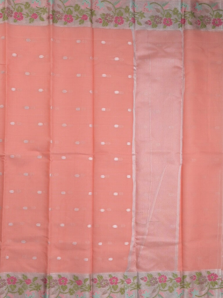 Kota Fancy Sarees with Allover Motifs, Zari Border & Matching Blouse