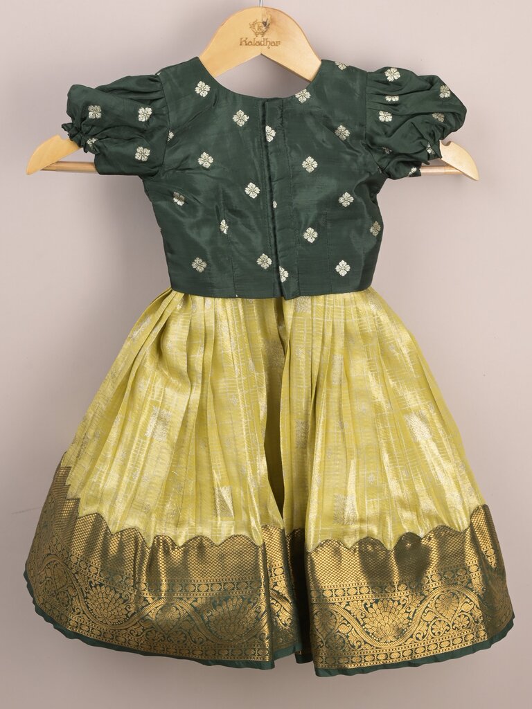 Traditional pattu lehengas for kids | festive & ethnic wear | 0-1 year