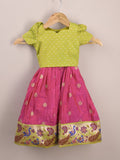 Traditional pattu lehengas for kids | festive & ethnic wear | 0-1 year