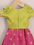 Traditional pattu lehengas for kids | festive & ethnic wear | 0-1 year