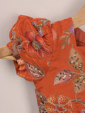 Designer lehengas for kids | white & orange | festive & party wear | 3-4 years