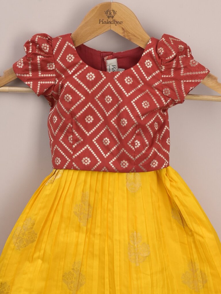 Traditional pattu lehengas for kids | festive & ethnic wear | 0-1 year