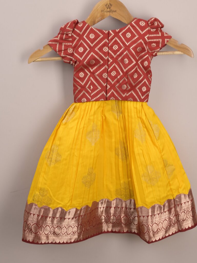 Traditional pattu lehengas for kids | festive & ethnic wear | 0-1 year