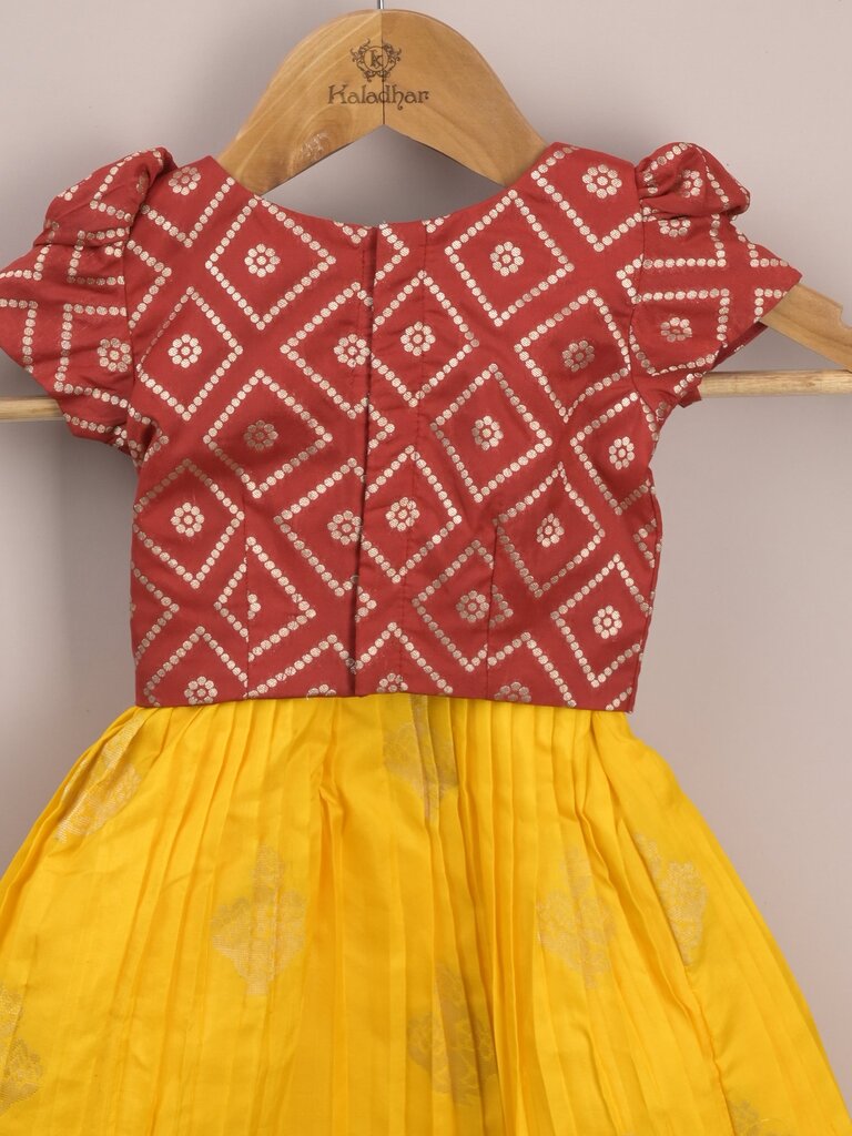 Traditional pattu lehengas for kids | festive & ethnic wear | 0-1 year