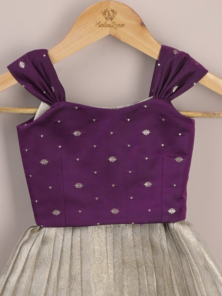 Kids Traditional Pattu Lehenga Set | Festive & Ethnic Wear | 0-6 months