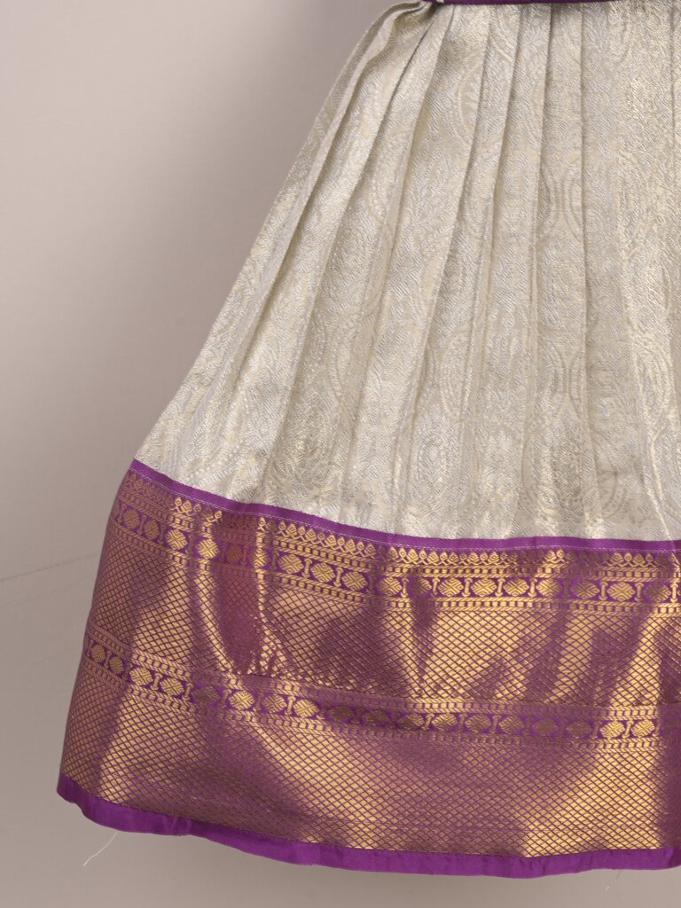 Kids Traditional Pattu Lehenga Set | Festive & Ethnic Wear | 0-6 months