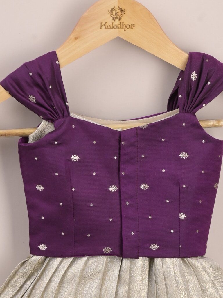 Kids Traditional Pattu Lehenga Set | Festive & Ethnic Wear | 0-6 months
