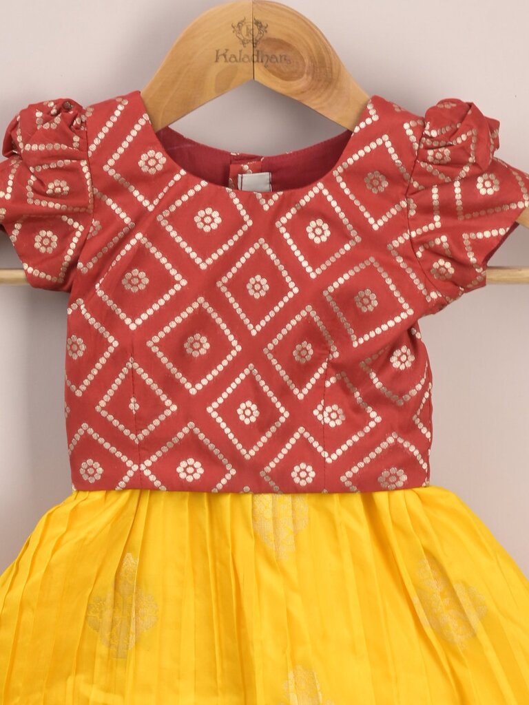 Traditional pattu lehengas for kids | festive & ethnic wear | 0-1 year
