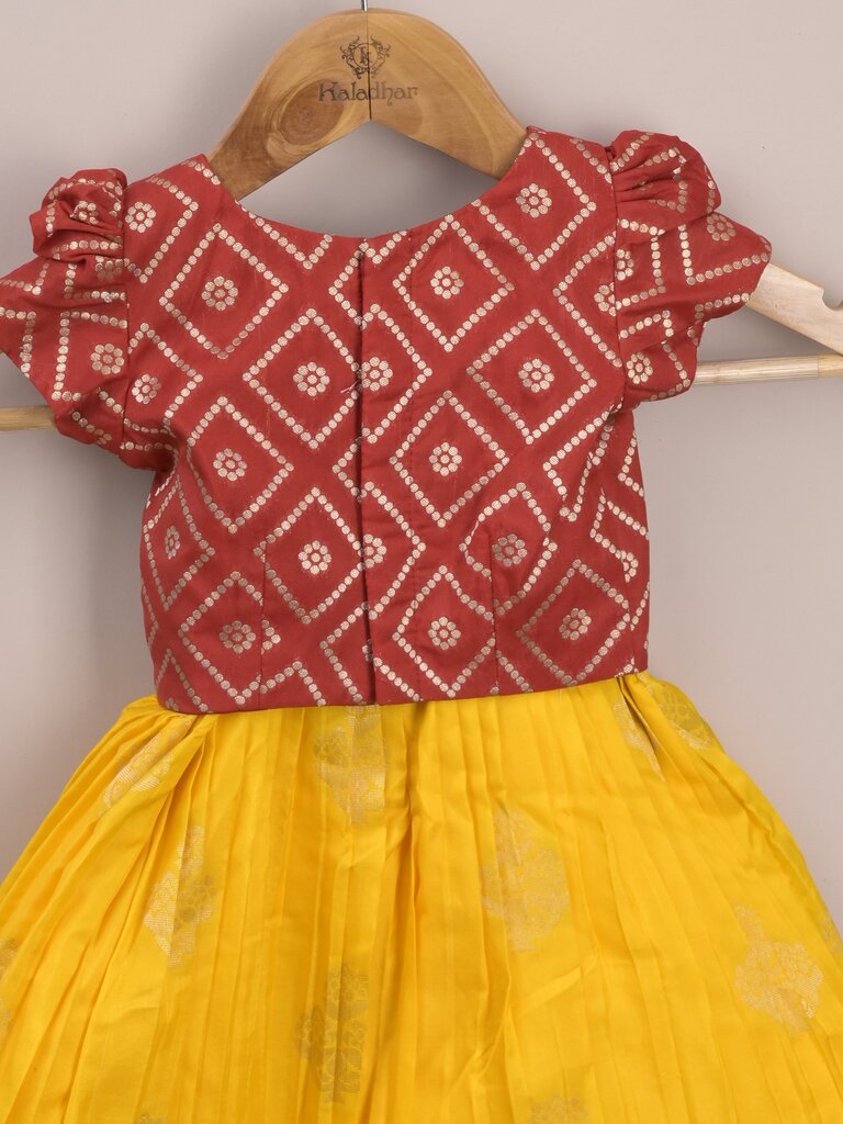 Traditional pattu lehengas for kids | festive & ethnic wear | 0-1 year