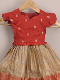 Kids Traditional Pattu Lehenga Set | Festive & Ethnic Wear | 0-6 months