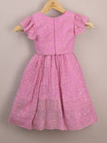 Kids Traditional Pattu Lehenga Set | light pink | Festive & Ethnic Wear | 1-2 year