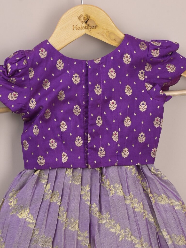 Kids Traditional Pattu Lehenga Set | Festive & Ethnic Wear | 0-6 months