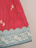 Kids Traditional Pattu Lehenga Set | Festive & Ethnic Wear | 0-6 months