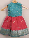 Kids Traditional Pattu Lehenga Set | Festive & Ethnic Wear | 0-6 months