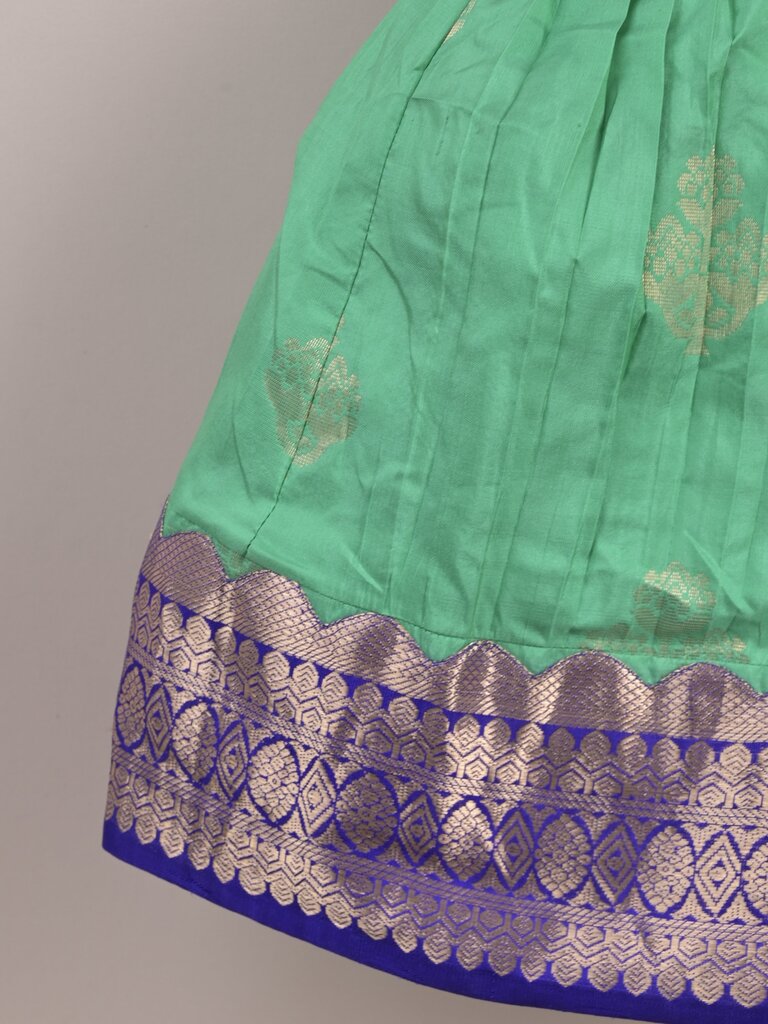 Kids Traditional Pattu Lehenga Set | Festive & Ethnic Wear | 0-6 months