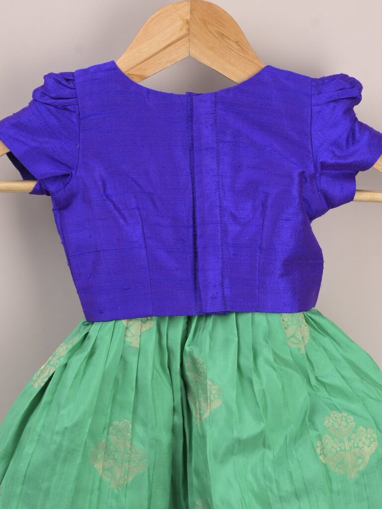 Kids Traditional Pattu Lehenga Set | Festive & Ethnic Wear | 0-6 months