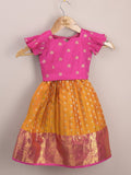 Traditional pattu lehengas for kids | festive & ethnic wear | 0-1 year