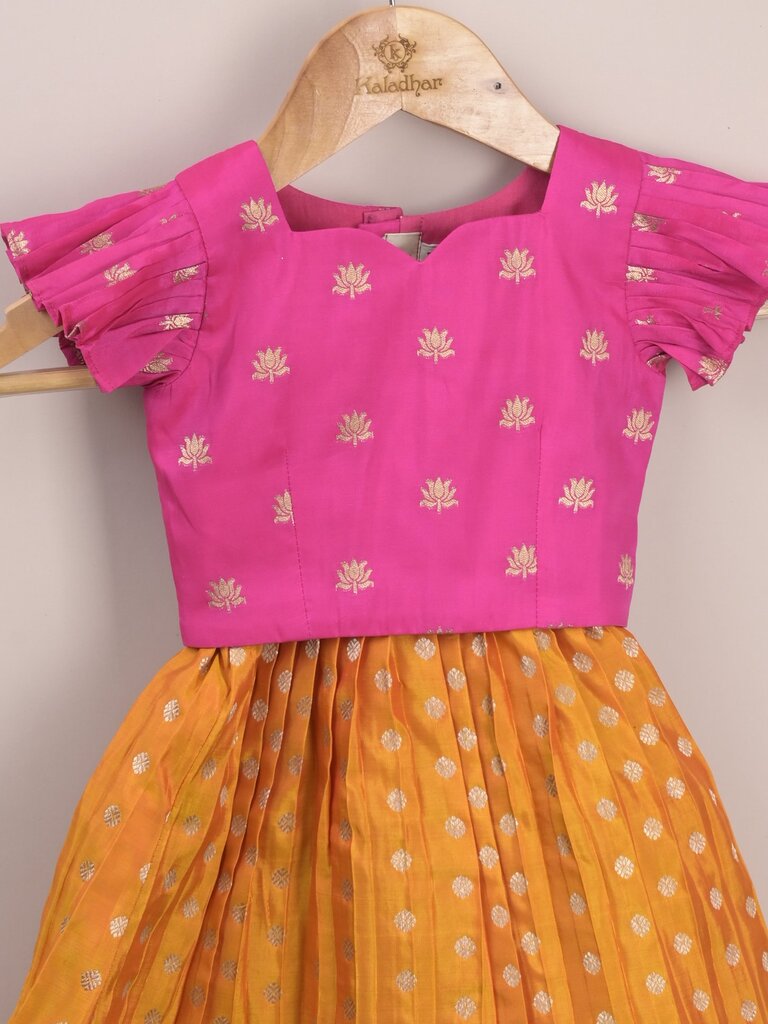Traditional pattu lehengas for kids | festive & ethnic wear | 0-1 year