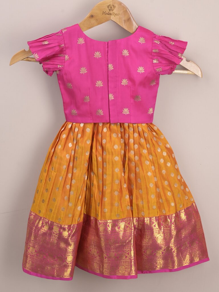 Traditional pattu lehengas for kids | festive & ethnic wear | 0-1 year