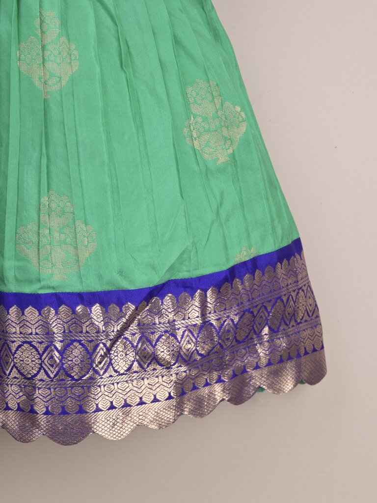 Kids Traditional Pattu Lehenga Set | Festive & Ethnic Wear | 0-6 months