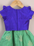 Kids Traditional Pattu Lehenga Set | Festive & Ethnic Wear | 0-6 months