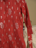Raw silk Boys Kurta set – Comfortable Fit 8-9 years