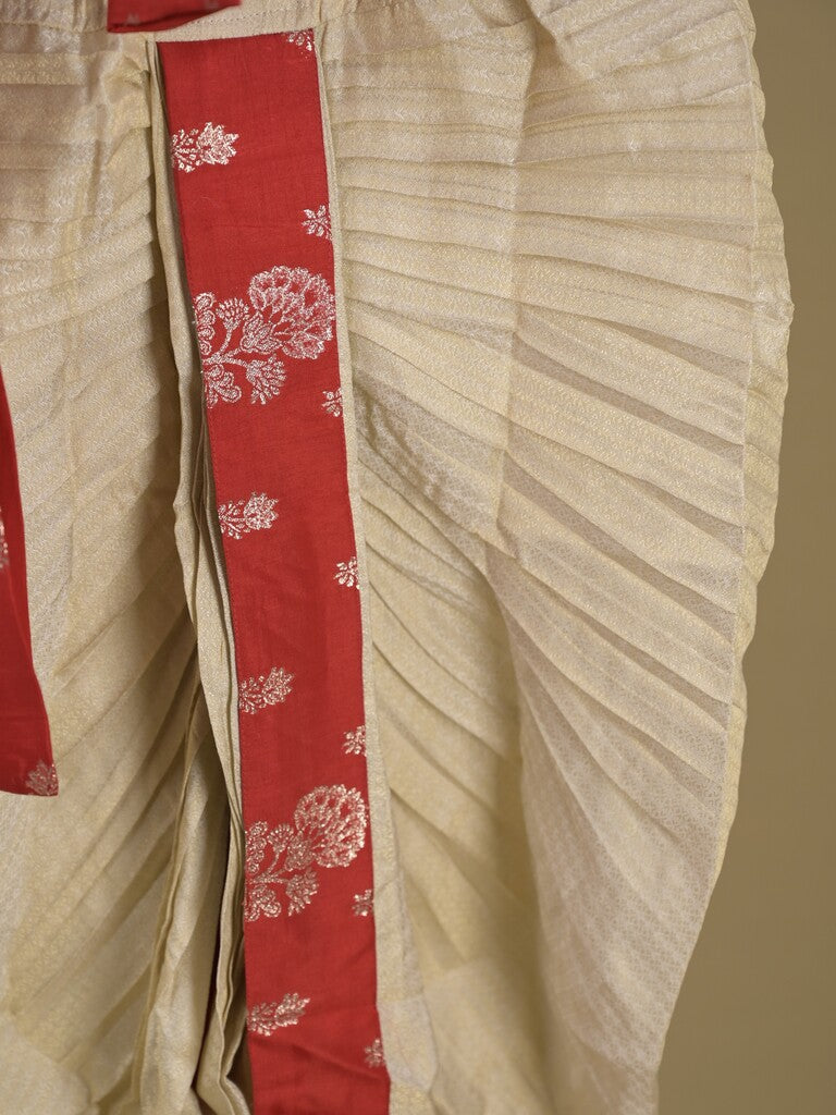 Raw silk Boys Kurta set – Comfortable Fit 8-9 years