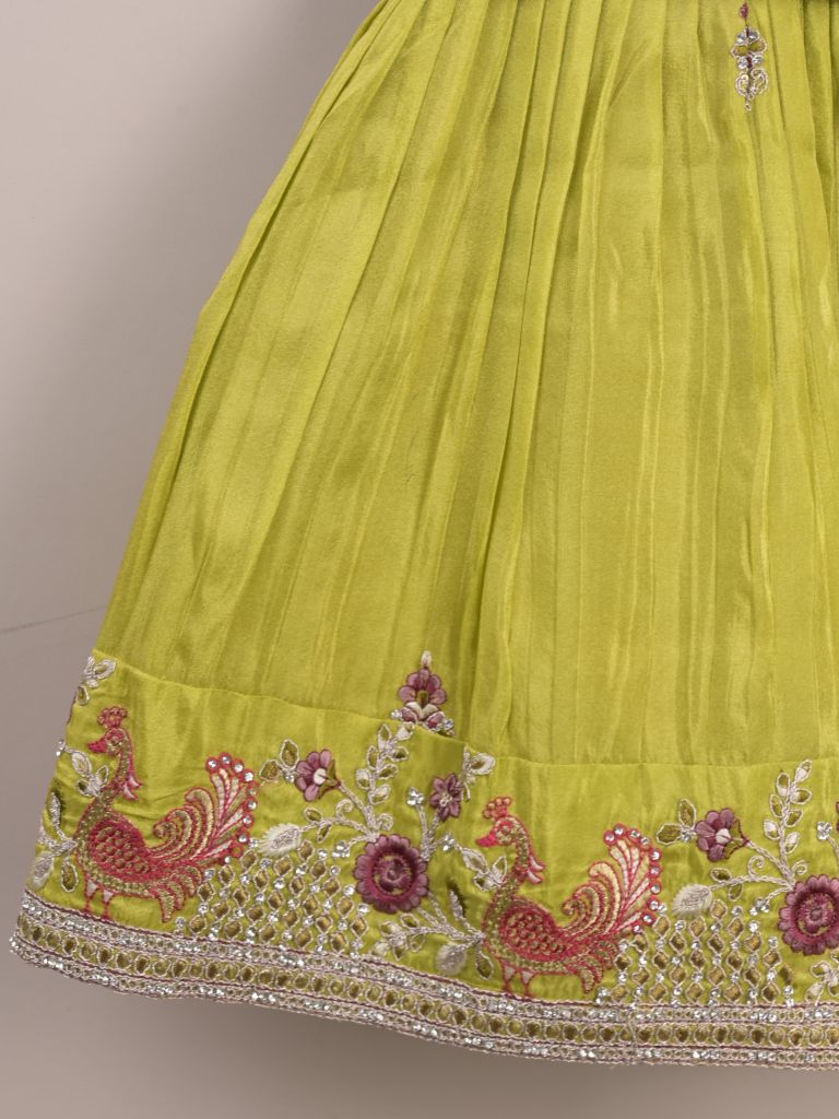 Traditional pattu lehengas for kids | festive & ethnic wear | 0-1 year