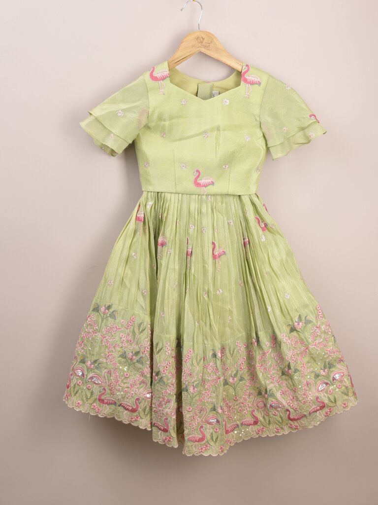 Designer kid's lehengas | baby pink | party wear | 6-7 years