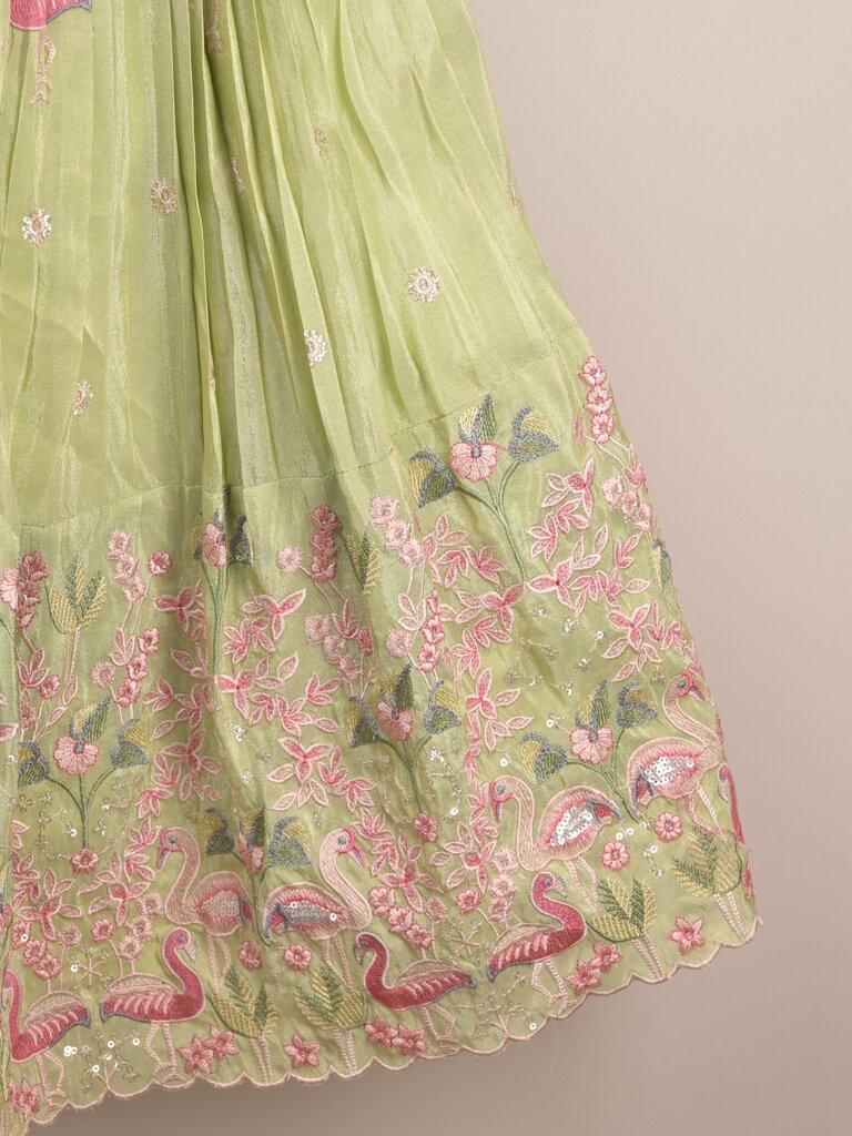 Designer kid's lehengas | baby pink | party wear | 6-7 years