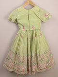Designer kid's lehengas | baby pink | party wear | 6-7 years
