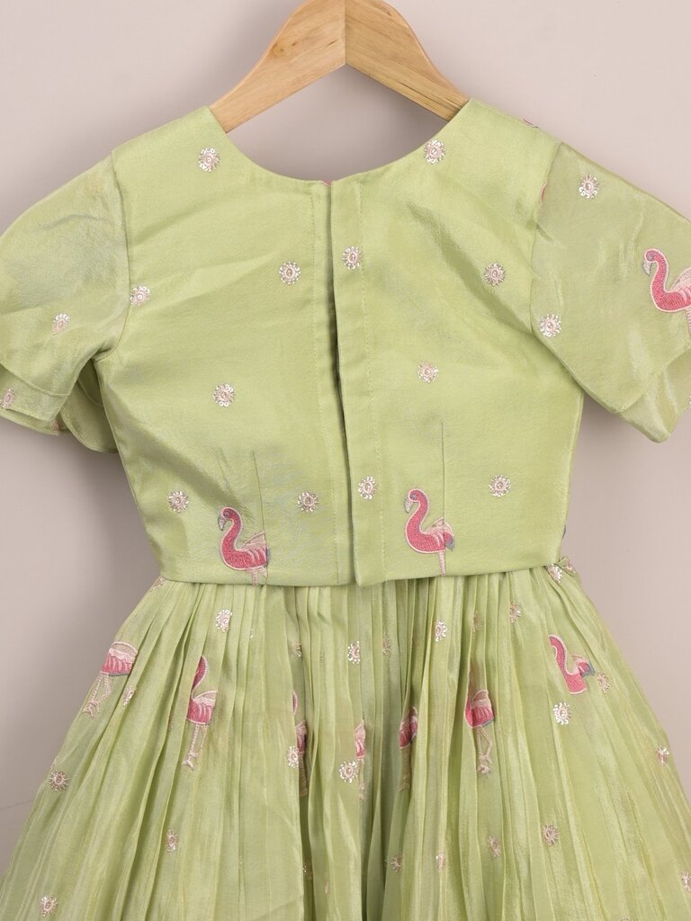 Designer kid's lehengas | baby pink | party wear | 6-7 years