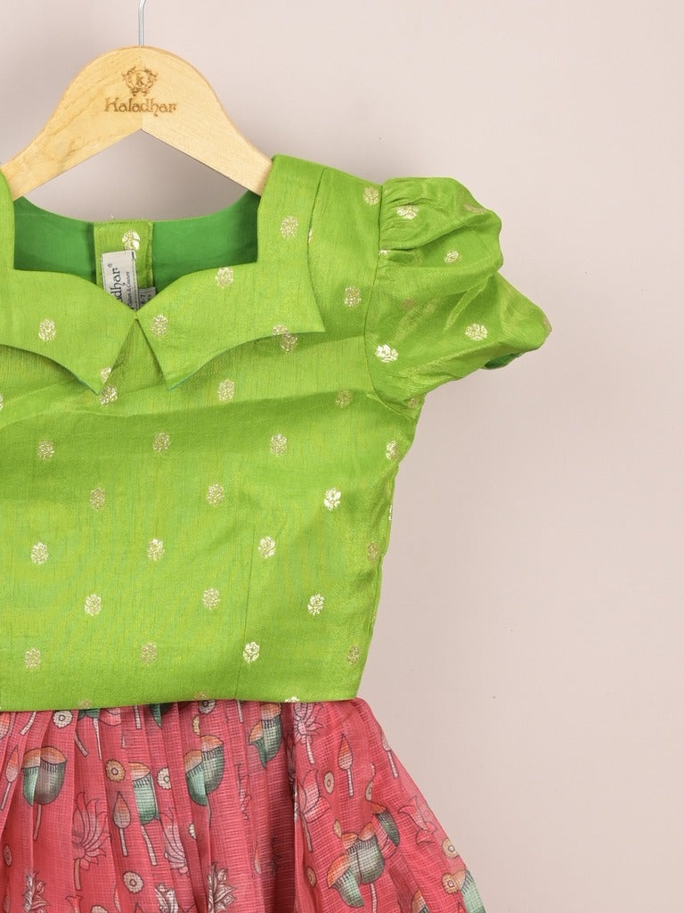 Designer kid's lehengas | baby pink | party wear | 6-7 years