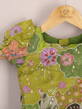 Kids Traditional Pattu Lehenga Set | baby pink | Festive & Ethnic Wear | 2-3 years