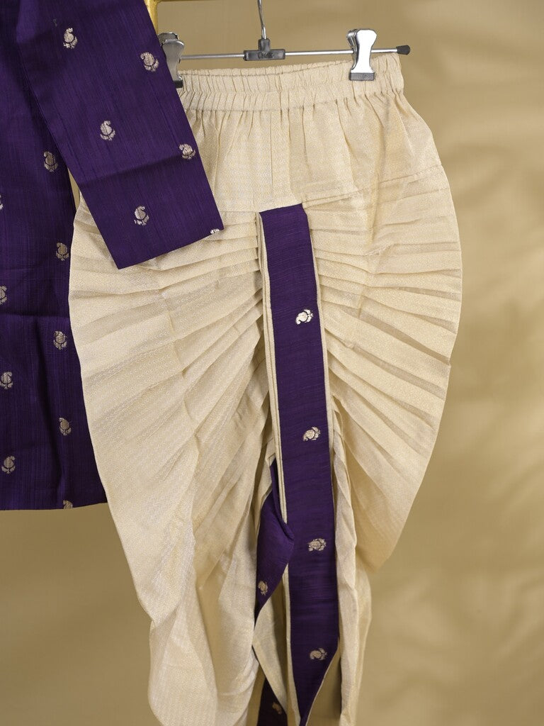 Raw silk Boys Kurta set – Comfortable Fit 10-11 years