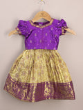 Kids Traditional Pattu Lehenga Set | Festive & Ethnic Wear | 0-6 months