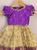 Kids Traditional Pattu Lehenga Set | Festive & Ethnic Wear | 0-6 months