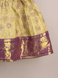 Kids Traditional Pattu Lehenga Set | Festive & Ethnic Wear | 0-6 months