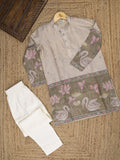 Tissue Kalamkari Boys Kurta set – Comfortable Fit 8-9 years