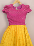 Designer pattu lehengas for girls | cream & red | party wear & festive wear | 8-9 years