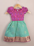 Traditional pattu lehengas for kids | festive & ethnic wear | 0-1 year