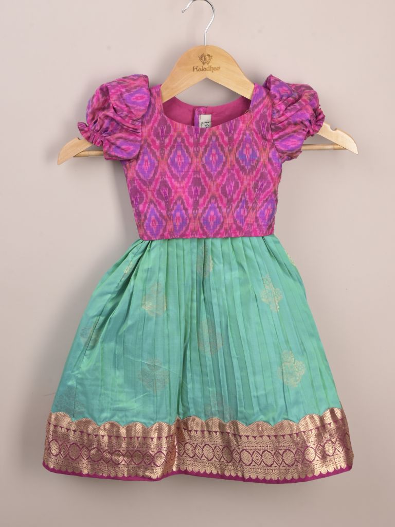Traditional pattu lehengas for kids | festive & ethnic wear | 0-1 year
