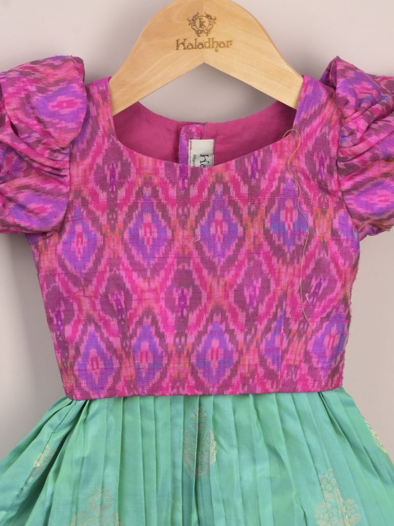 Traditional pattu lehengas for kids | festive & ethnic wear | 0-1 year